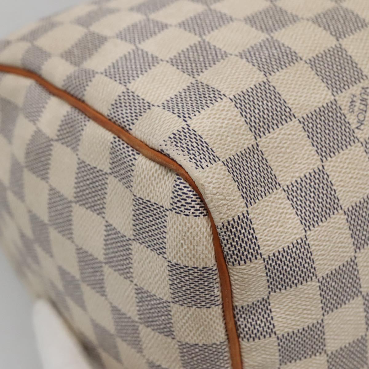 LOUIS VUITTON Damier Azur Speedy 30 Hand Bag N41533 LV Auth 138230