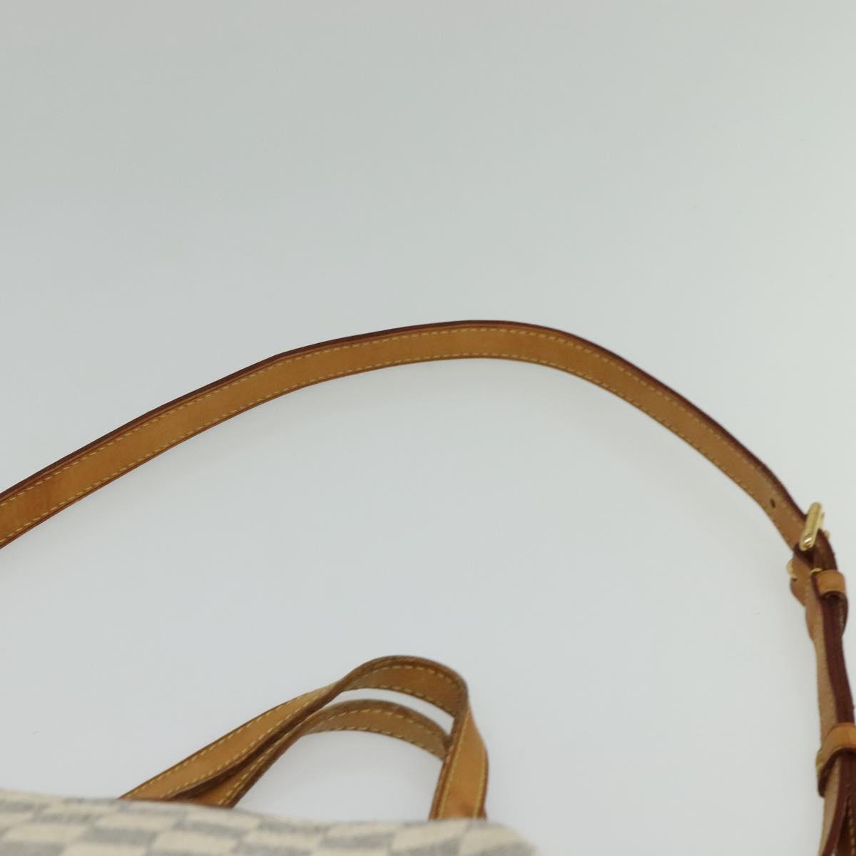 LOUIS VUITTON Damier Azur Syracuse GM Shoulder Bag N41111 LV Auth 138233