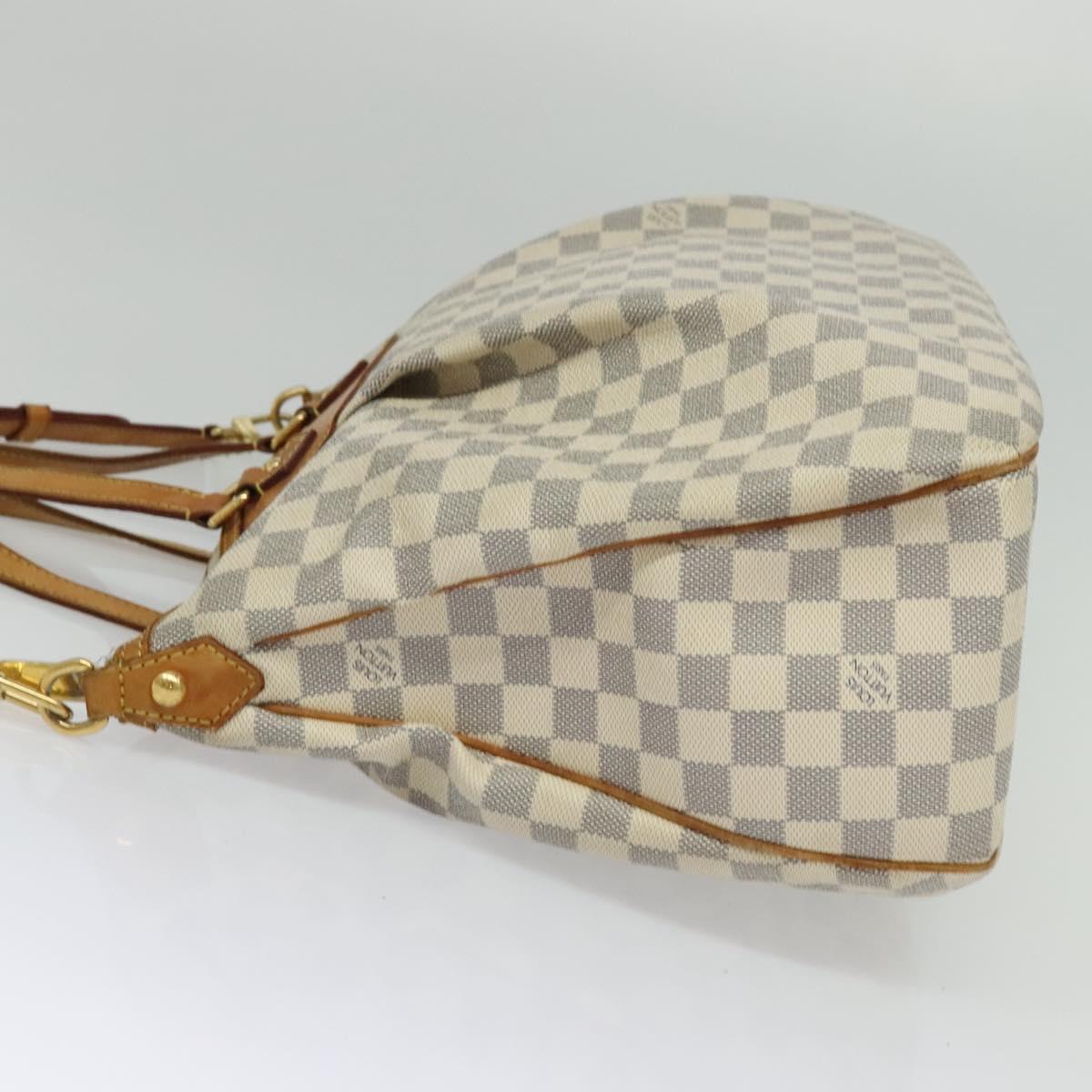 LOUIS VUITTON Damier Azur Syracuse GM Shoulder Bag N41111 LV Auth 138233