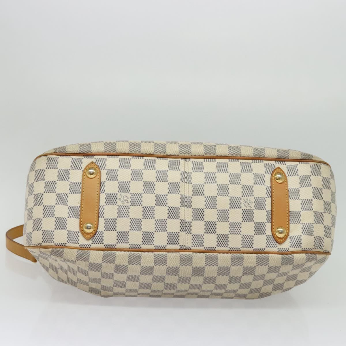 LOUIS VUITTON Damier Azur Syracuse GM Shoulder Bag N41111 LV Auth 138234