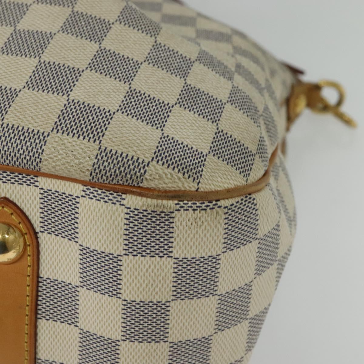 LOUIS VUITTON Damier Azur Syracuse GM Shoulder Bag N41111 LV Auth 138234