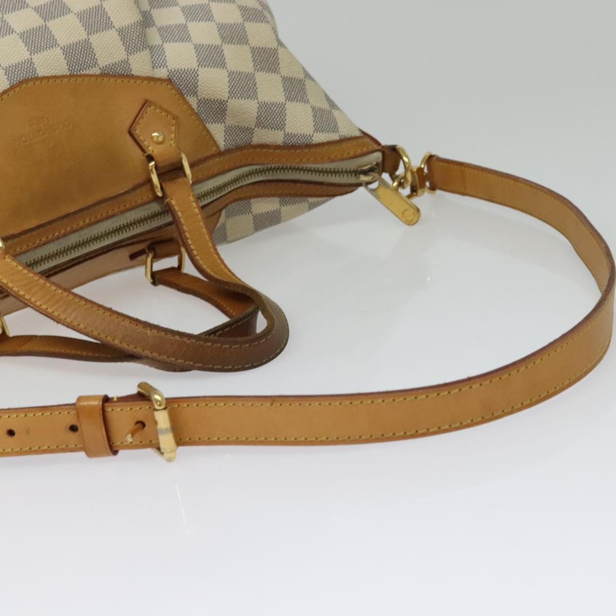 LOUIS VUITTON Damier Azur Syracuse GM Shoulder Bag N41111 LV Auth 138234