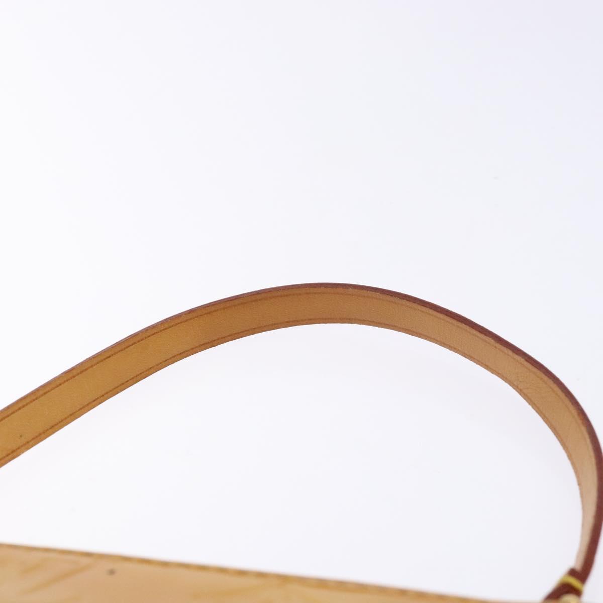 LOUIS VUITTON Monogram Vernis Lexington Accessory Pouch Beige M91010 Auth 138279