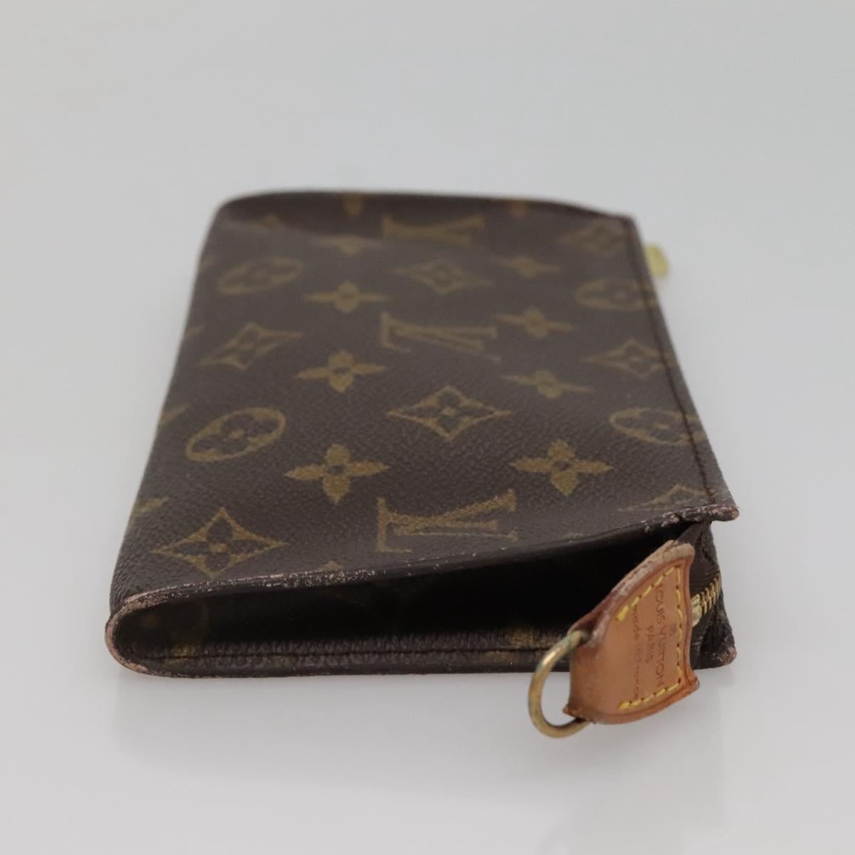 LOUIS VUITTON Monogram Bucket GM Accessory Pouch LV Auth 138295