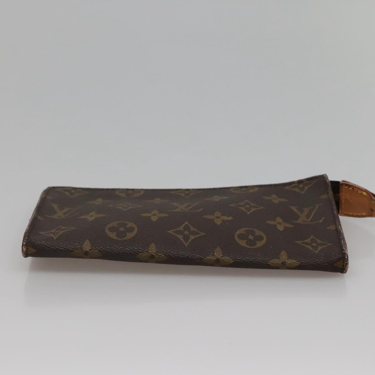 LOUIS VUITTON Monogram Bucket GM Accessory Pouch LV Auth 138295