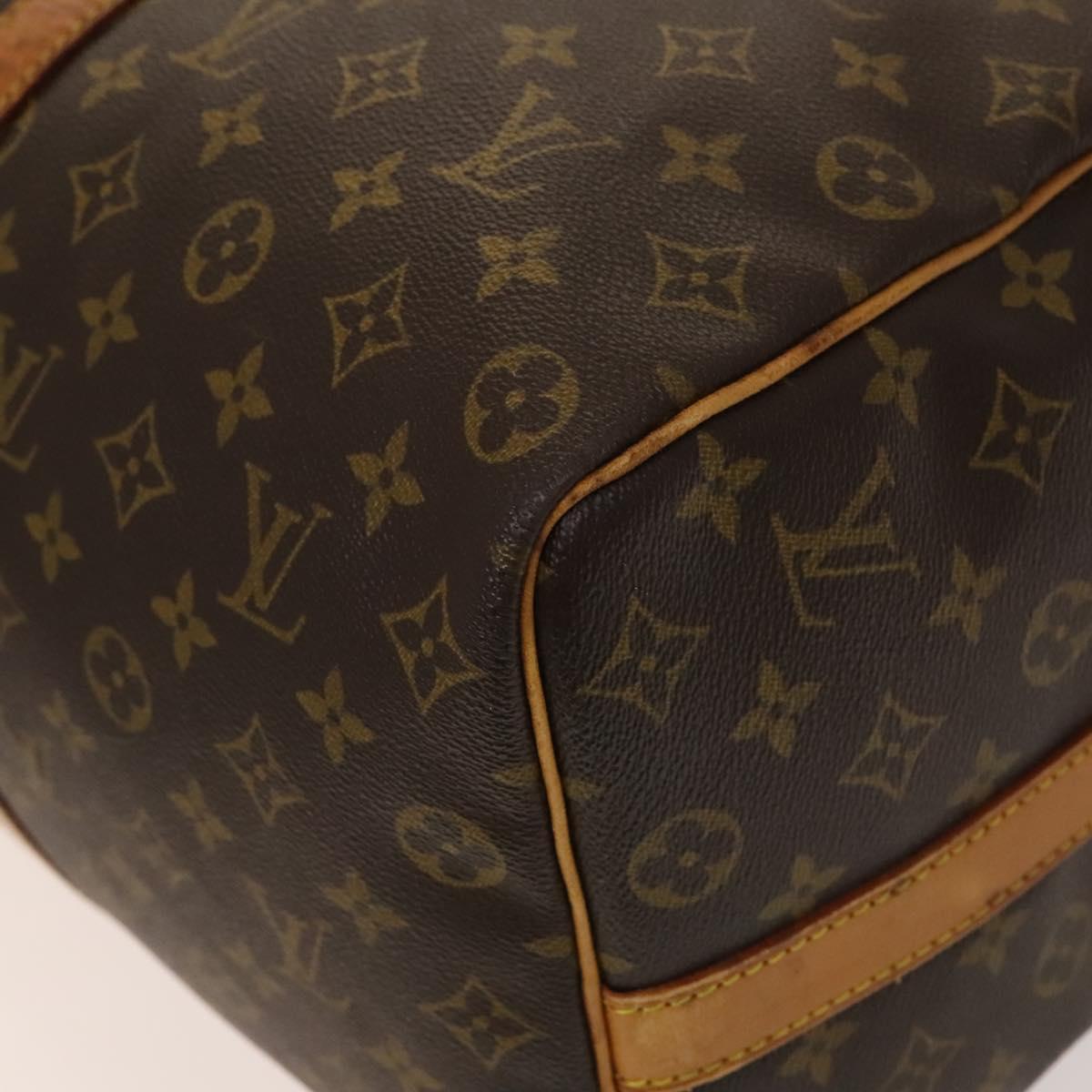 LOUIS VUITTON Monogram Keepall Bandouliere 50 Boston Bag M41416 LV Auth 138297