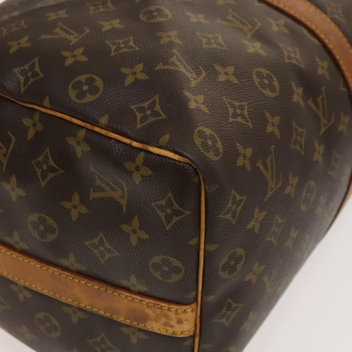 LOUIS VUITTON Monogram Keepall Bandouliere 50 Boston Bag M41416 LV Auth 138297
