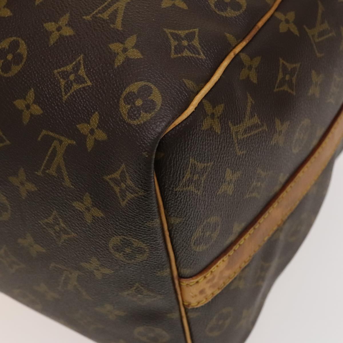 LOUIS VUITTON Monogram Keepall Bandouliere 50 Boston Bag M41416 LV Auth 138297