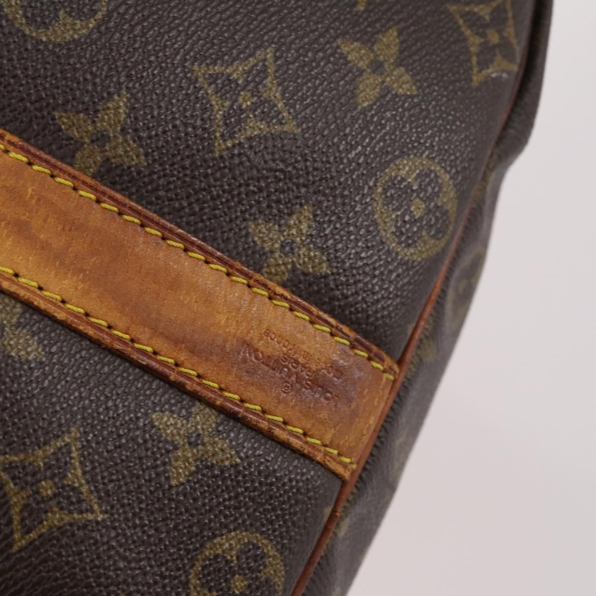 LOUIS VUITTON Monogram Keepall Bandouliere 50 Hand Bag M41416 LV Auth 138308