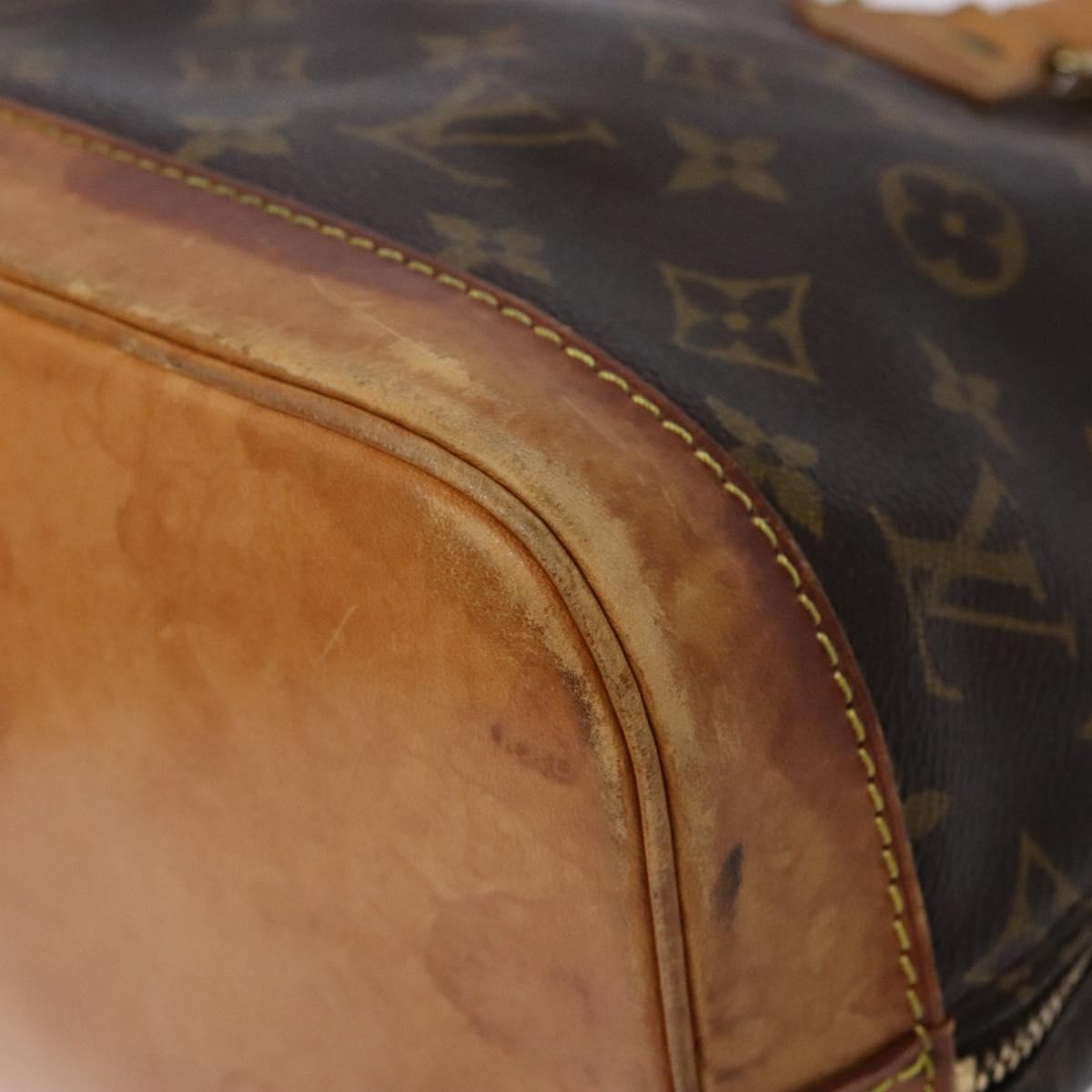 LOUIS VUITTON Monogram Alma Hand Bag M51130 LV Auth 138311