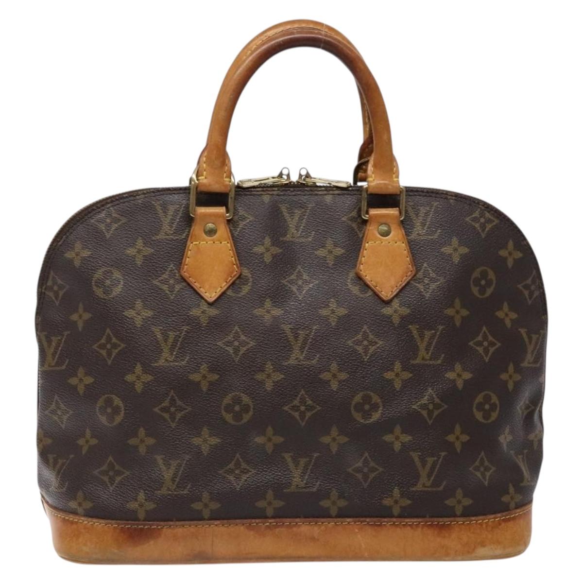 LOUIS VUITTON Monogram Alma Hand Bag M51130 LV Auth 138311