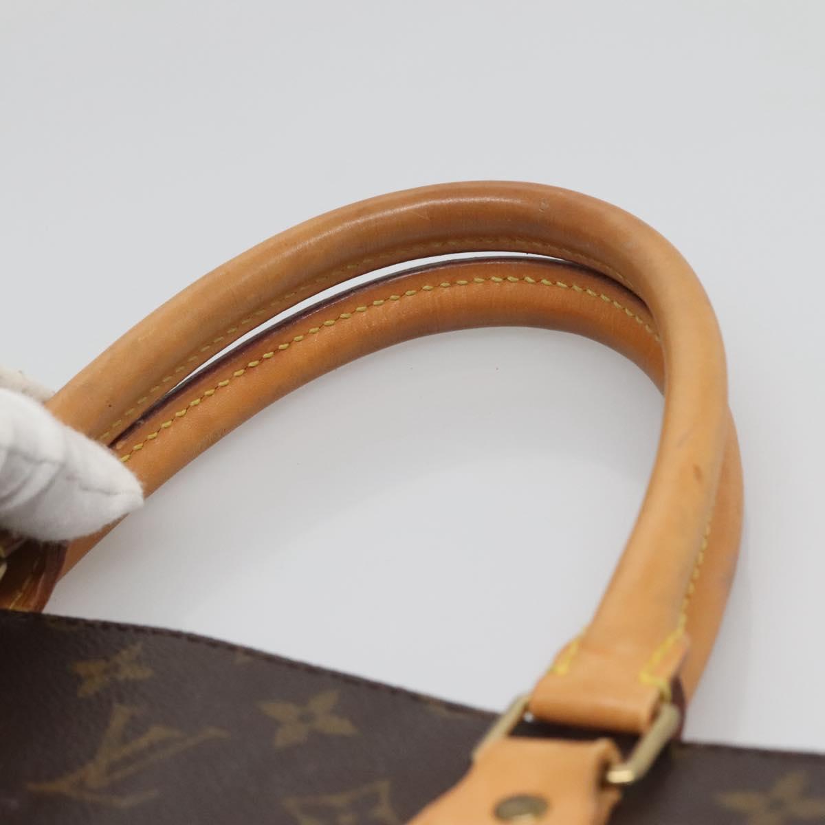 LOUIS VUITTON Monogram Sac Plat Hand Bag M51140 LV Auth 138331