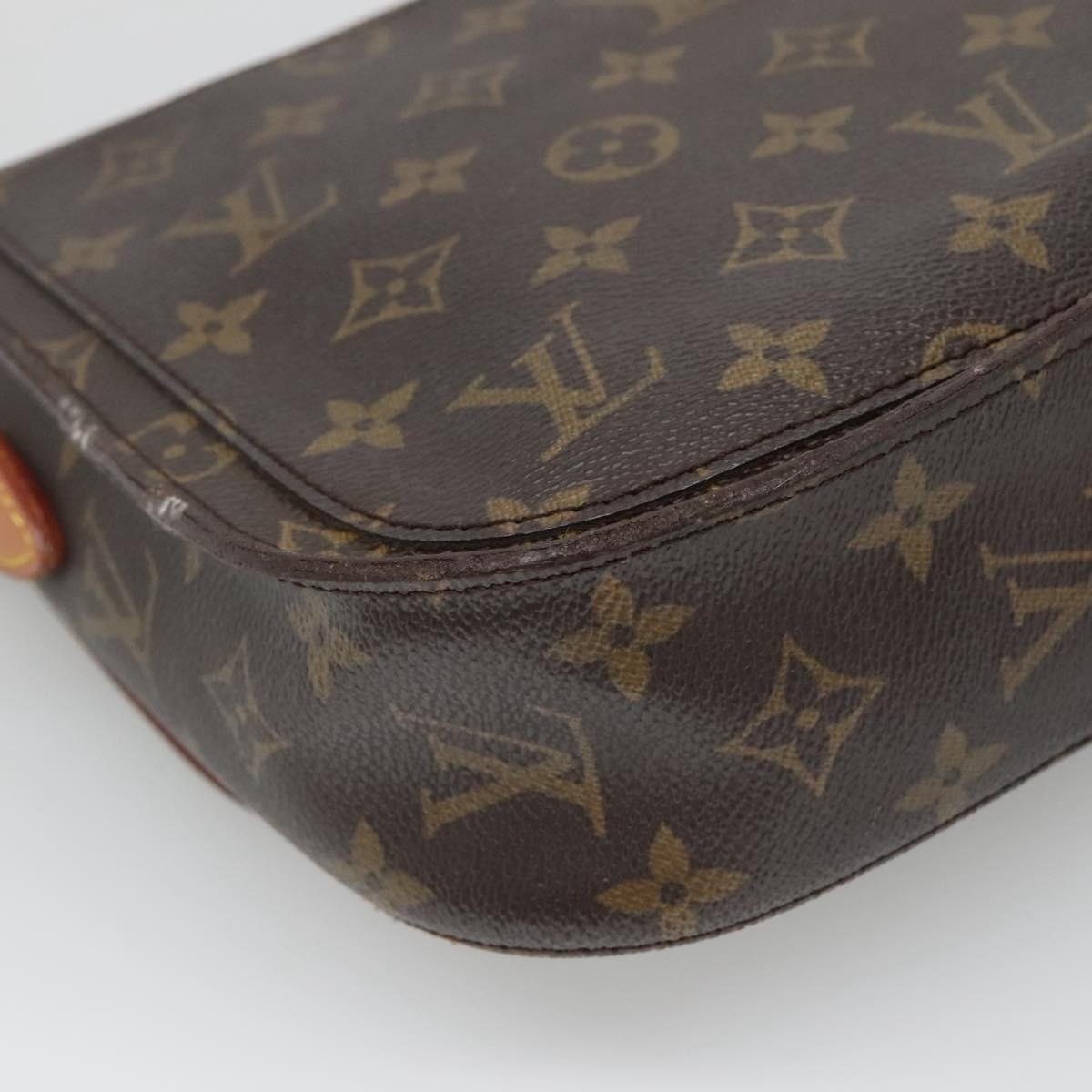 LOUIS VUITTON Monogram Saint Cloud GM Shoulder Bag M51242 LV Auth 138335