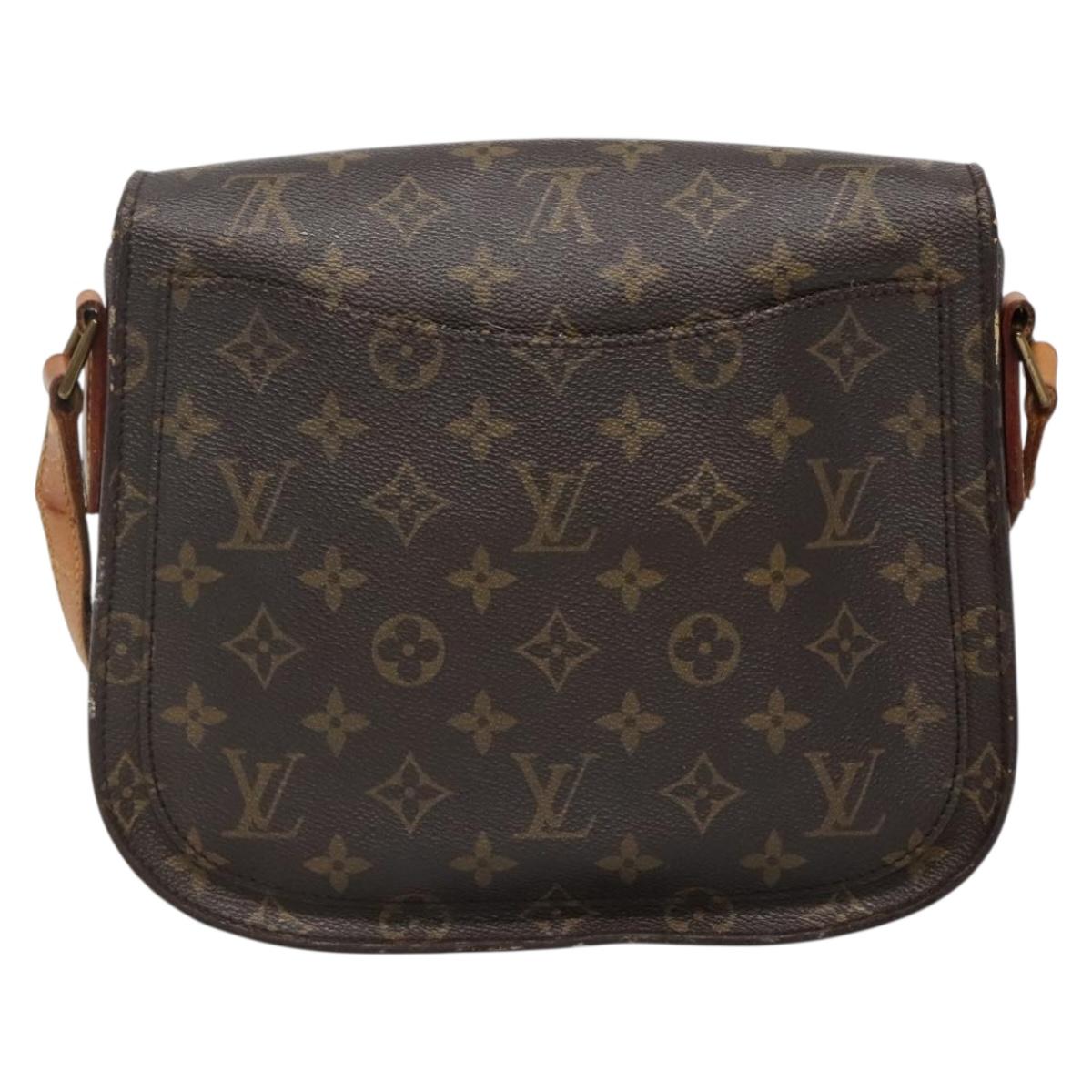 LOUIS VUITTON Monogram Saint Cloud GM Shoulder Bag M51242 LV Auth 138335