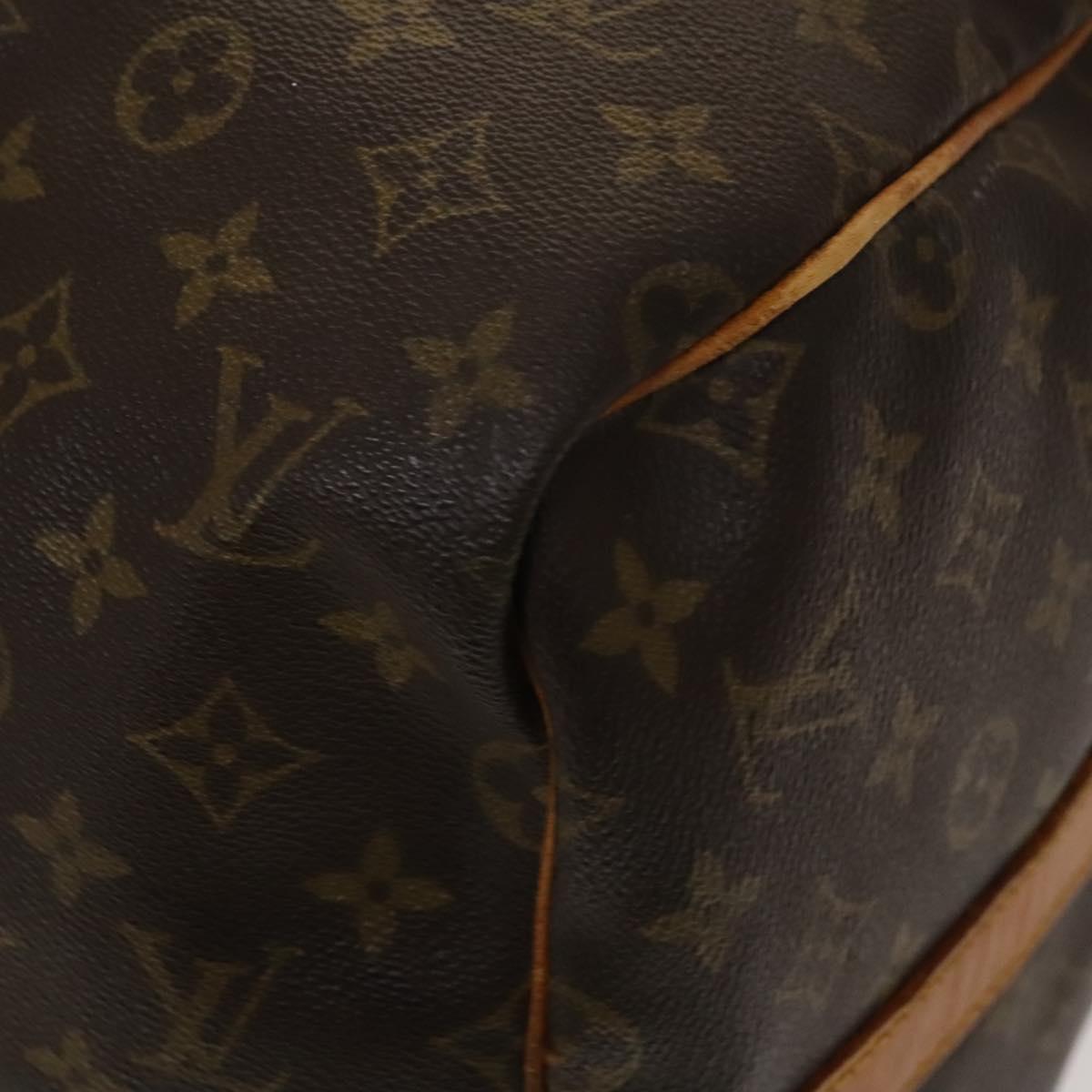 LOUIS VUITTON Monogram Keepall Bandouliere 55 Boston Bag M41414 LV Auth 138338