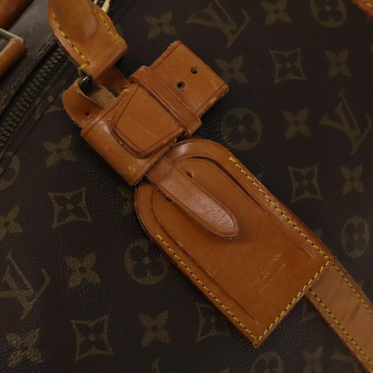 LOUIS VUITTON Monogram Keepall Bandouliere 55 Boston Bag M41414 LV Auth 138338