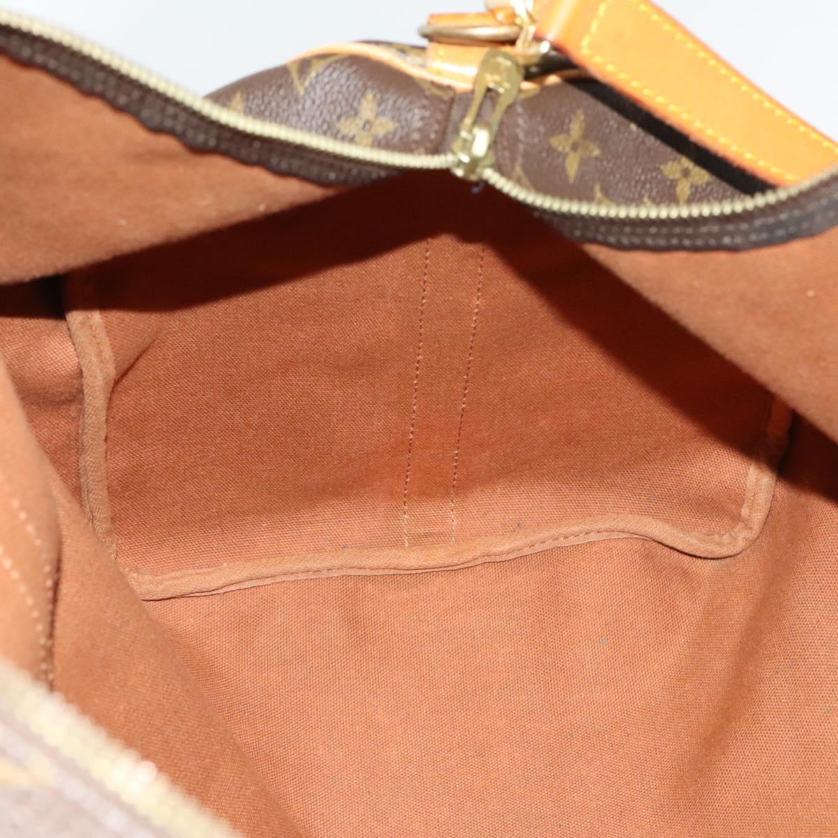 LOUIS VUITTON Monogram Keepall Bandouliere 55 Boston Bag M41414 LV Auth 138338