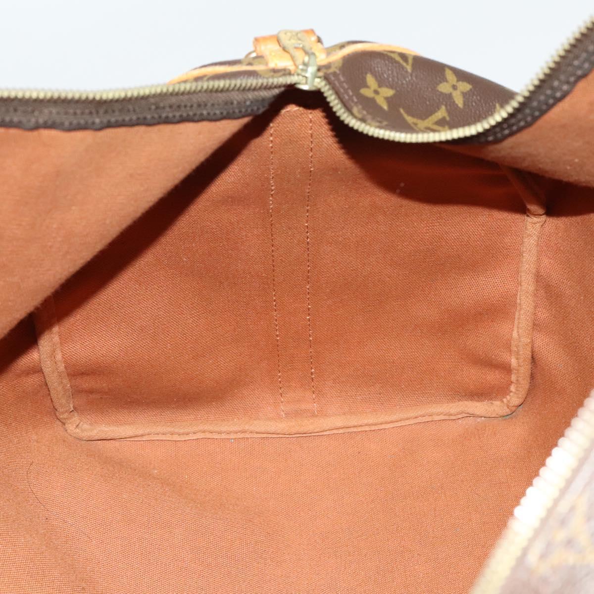 LOUIS VUITTON Monogram Keepall Bandouliere 55 Boston Bag M41414 LV Auth 138338