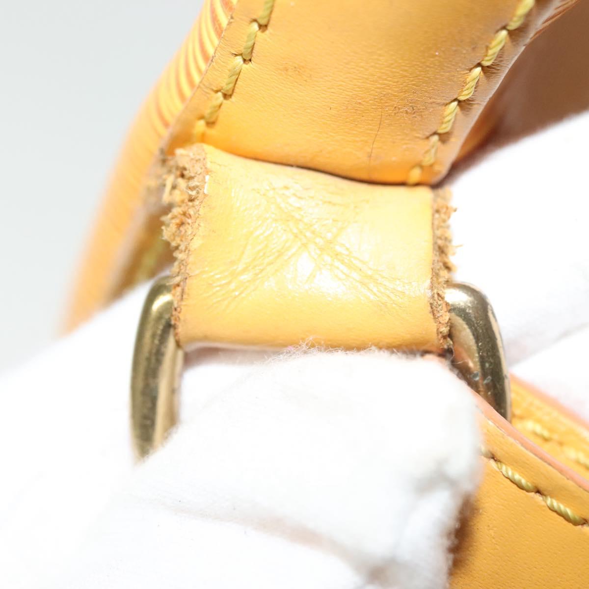 LOUIS VUITTON Epi Petit Noe Shoulder Bag Yellow M44109 LV Auth 138352