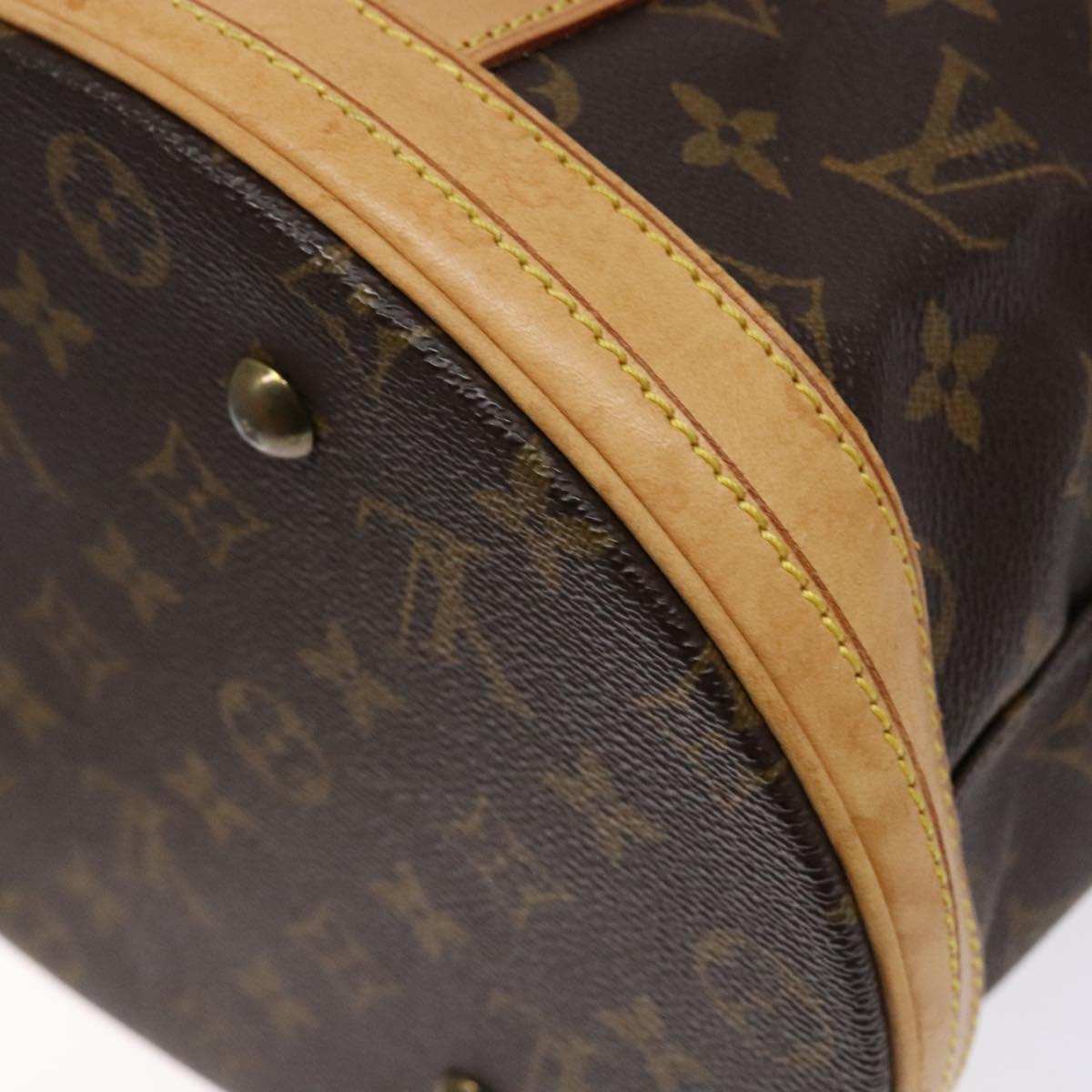 LOUIS VUITTON Monogram Bucket GM Shoulder Bag M42236 LV Auth 138364