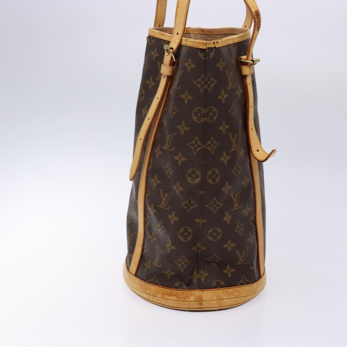 LOUIS VUITTON Monogram Bucket GM Shoulder Bag M42236 LV Auth 138364