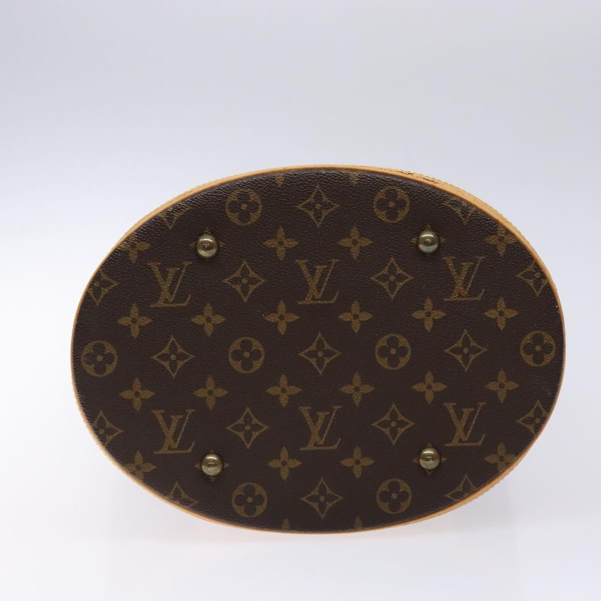LOUIS VUITTON Monogram Bucket GM Shoulder Bag M42236 LV Auth 138364