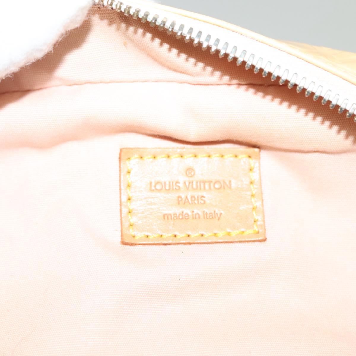 LOUIS VUITTON Vernis Sullivan Vertical Bag Marshmallow Pink M91298 Auth 138373