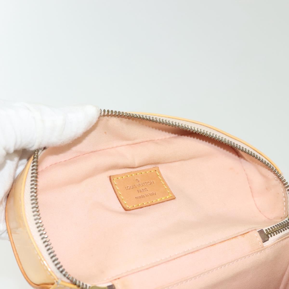 LOUIS VUITTON Vernis Sullivan Vertical Bag Marshmallow Pink M91298 Auth 138373