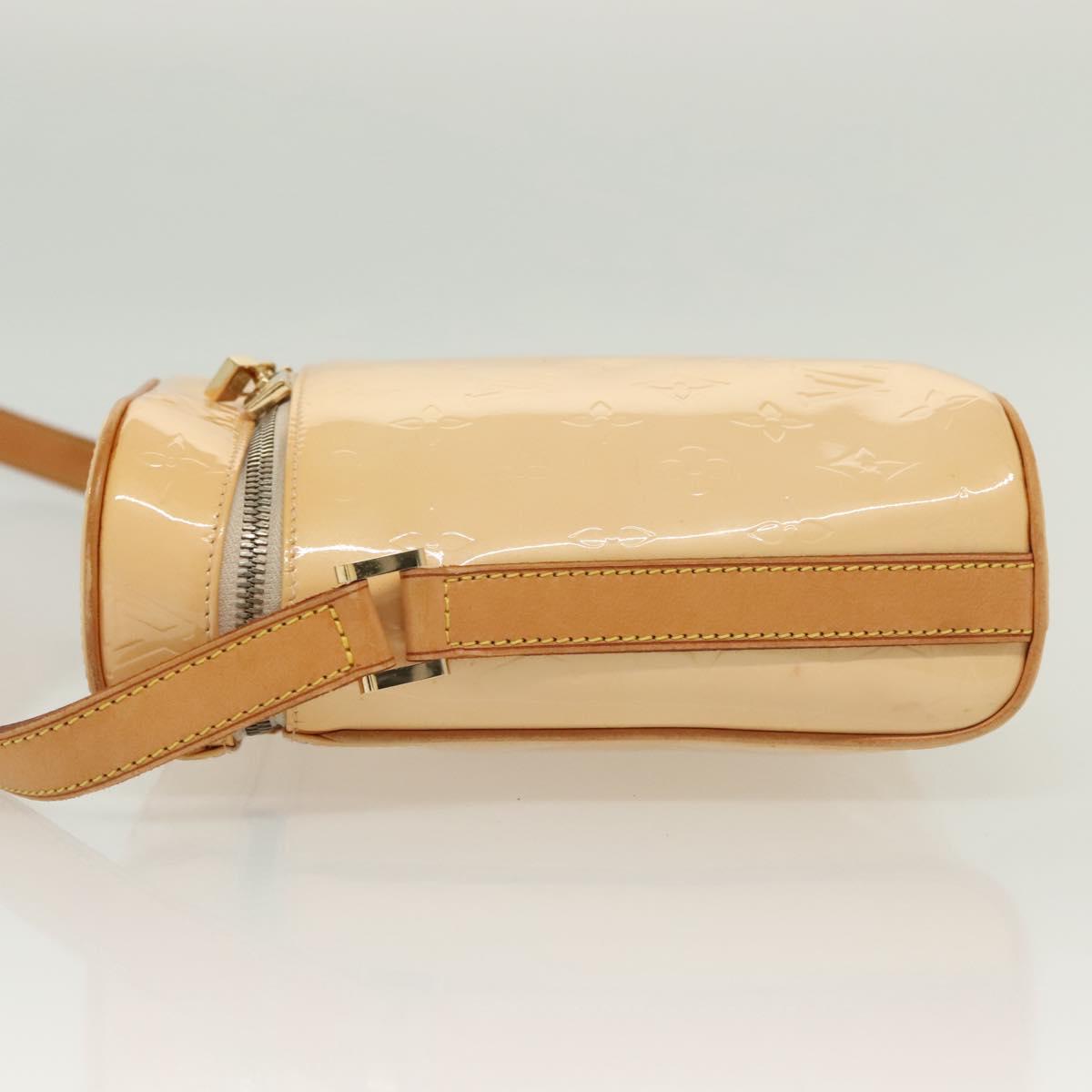 LOUIS VUITTON Vernis Sullivan Vertical Bag Marshmallow Pink M91298 Auth 138373