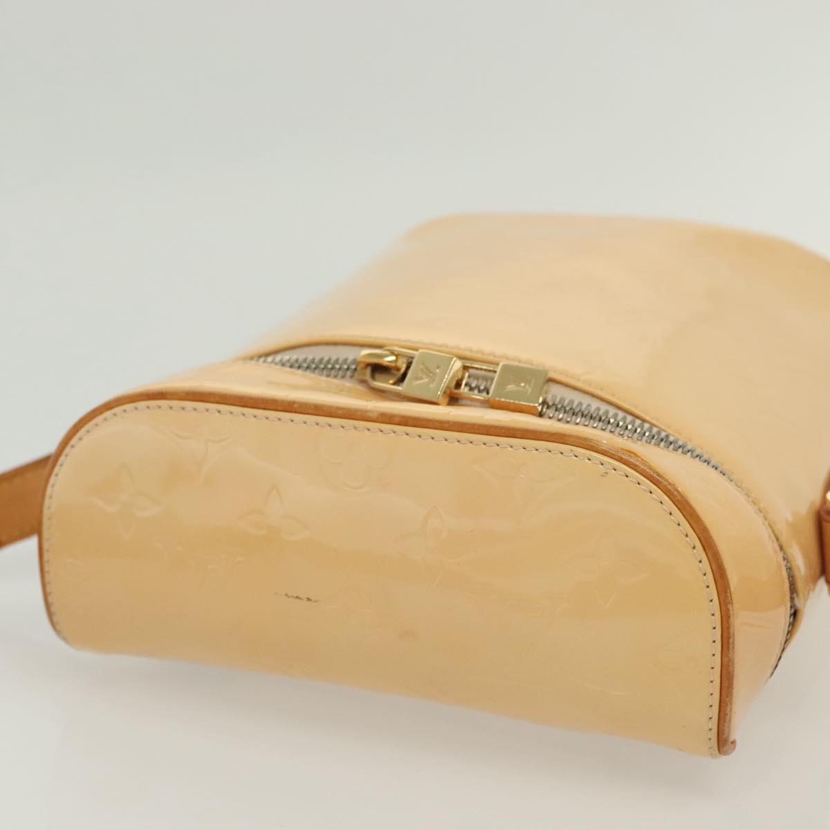 LOUIS VUITTON Vernis Sullivan Vertical Bag Marshmallow Pink M91298 Auth 138373