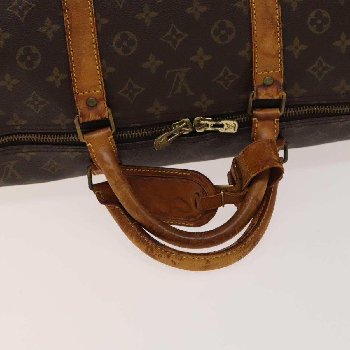 LOUIS VUITTON Monogram Keepall 60 Boston Bag M41422 LV Auth 138384