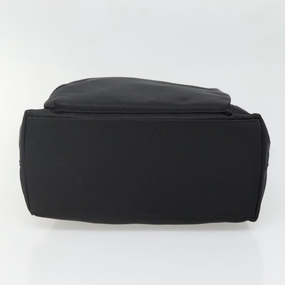 GUCCI Bamboo Hand Bag Nylon 2way Black Silver 002 2058 0508 5 Auth 138391