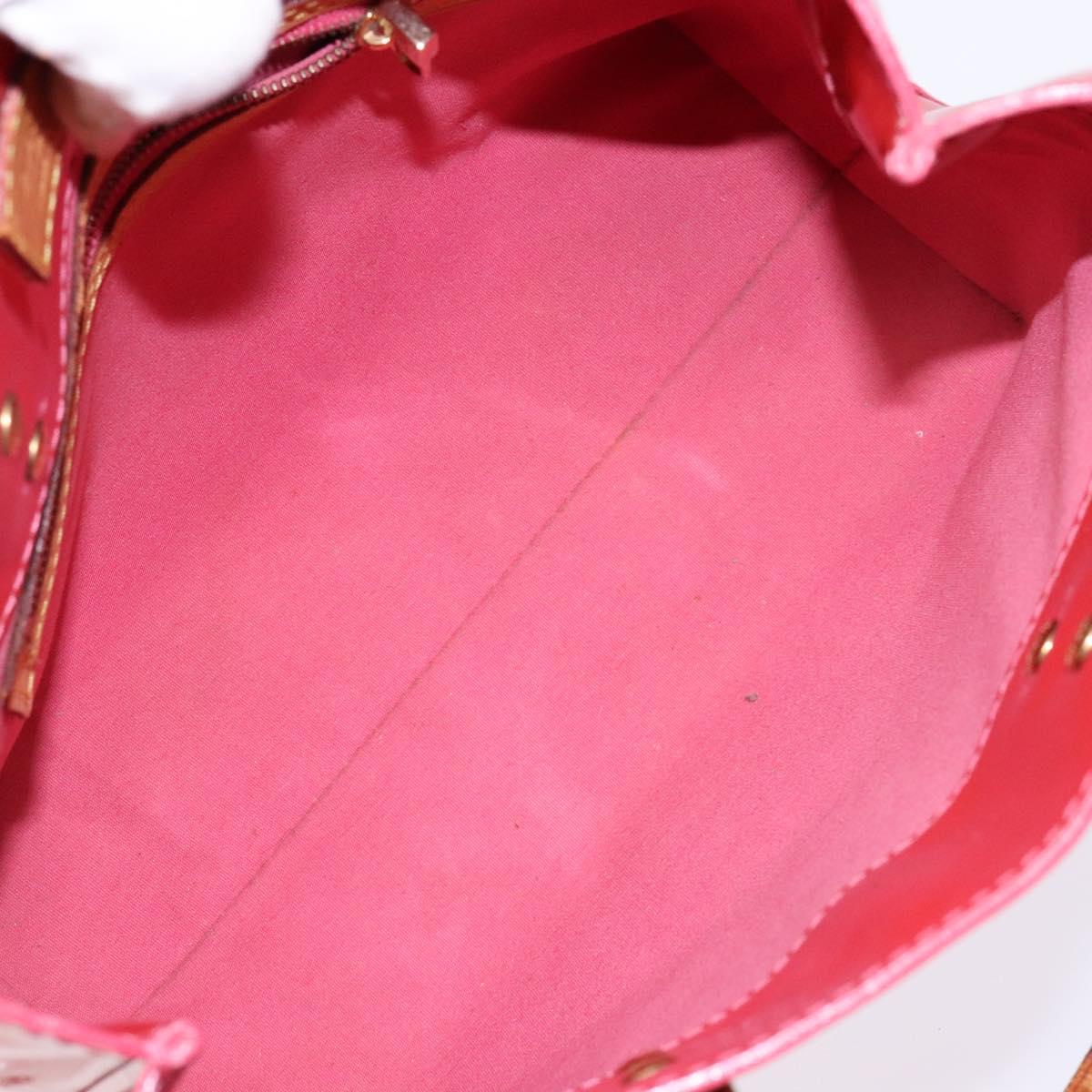 LOUIS VUITTON Monogram Vernis Reade PM Hand Bag Fran Boise M9132F LV Auth 138399