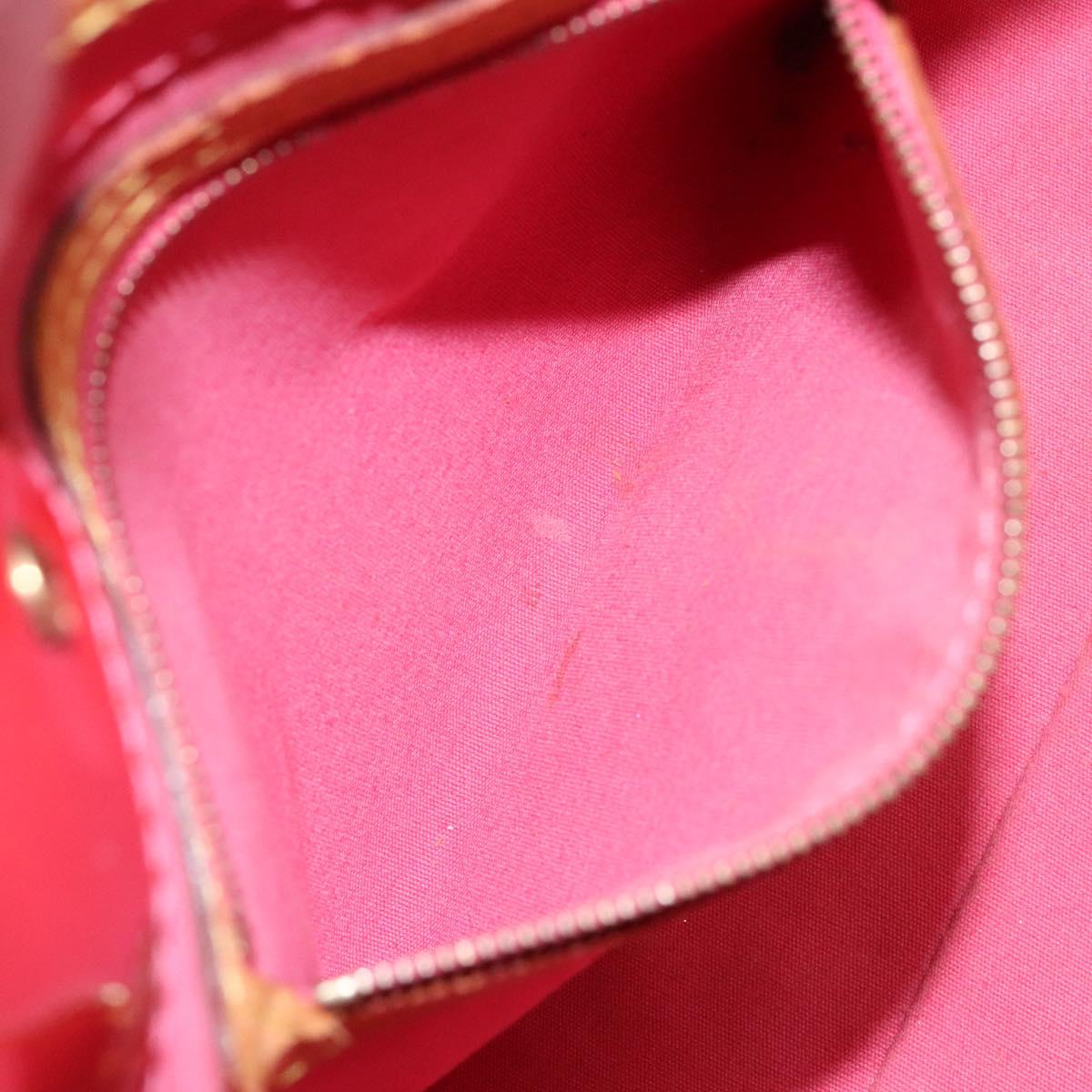 LOUIS VUITTON Monogram Vernis Reade PM Hand Bag Fran Boise M9132F LV Auth 138399