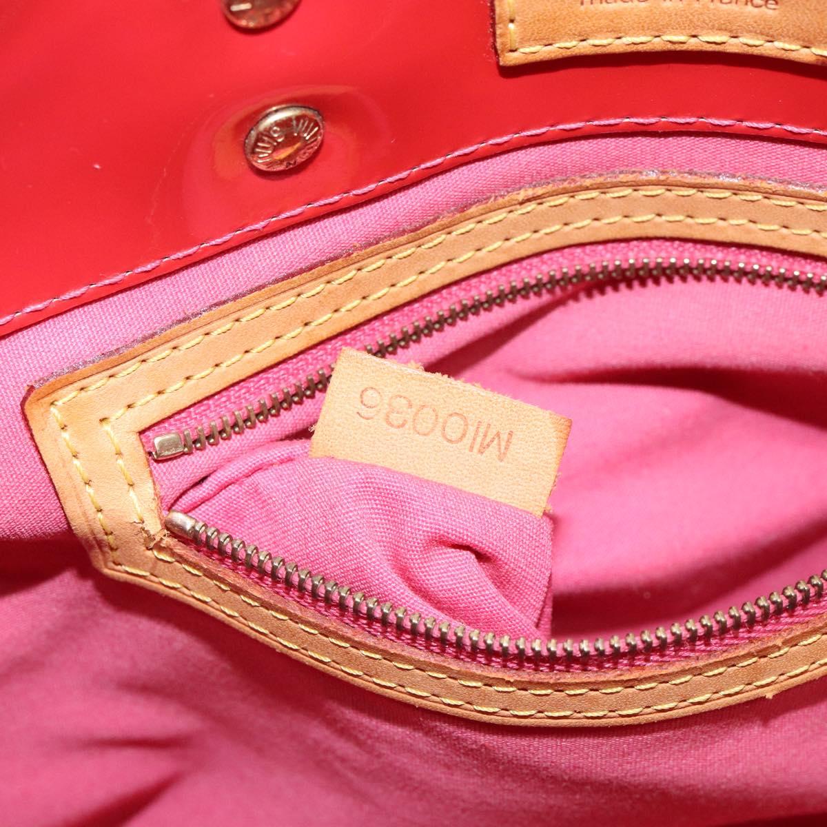LOUIS VUITTON Monogram Vernis Reade PM Hand Bag Fran Boise M9132F LV Auth 138399