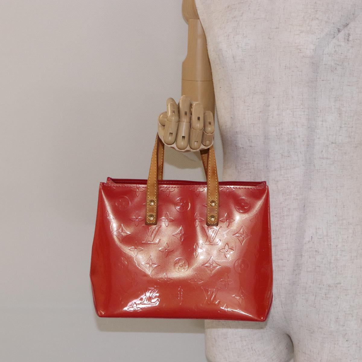 LOUIS VUITTON Monogram Vernis Reade PM Hand Bag Fran Boise M9132F LV Auth 138399