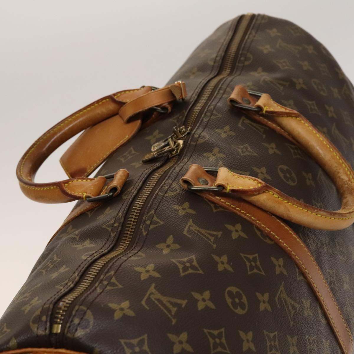 LOUIS VUITTON Monogram Keepall 50 Boston Bag M41426 LV Auth 138405
