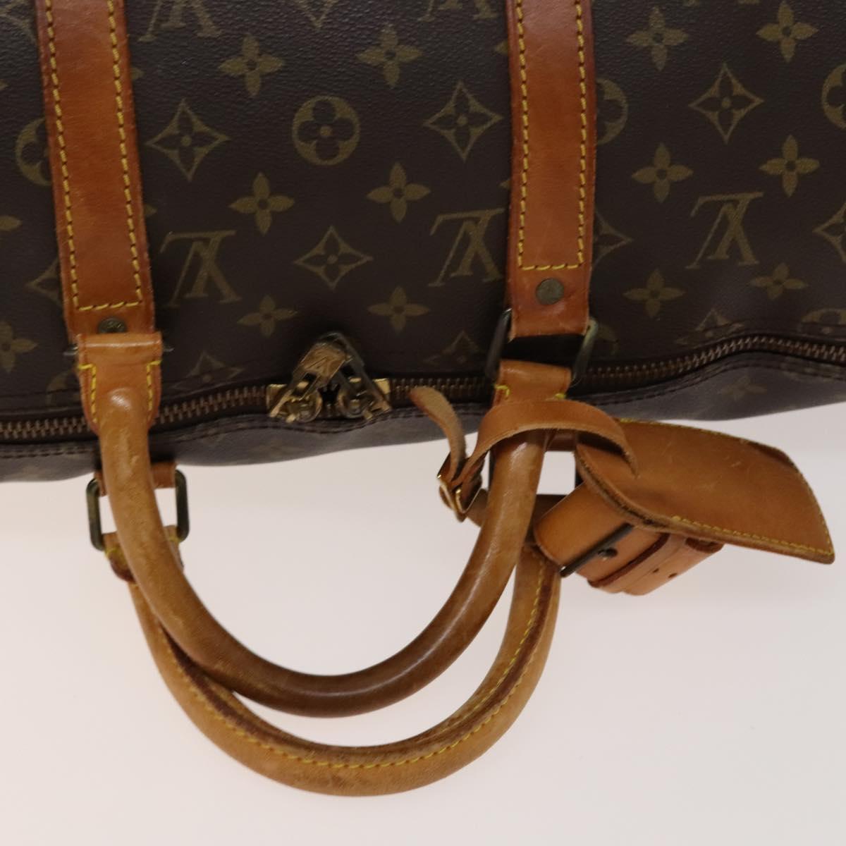 LOUIS VUITTON Monogram Keepall 50 Boston Bag M41426 LV Auth 138405