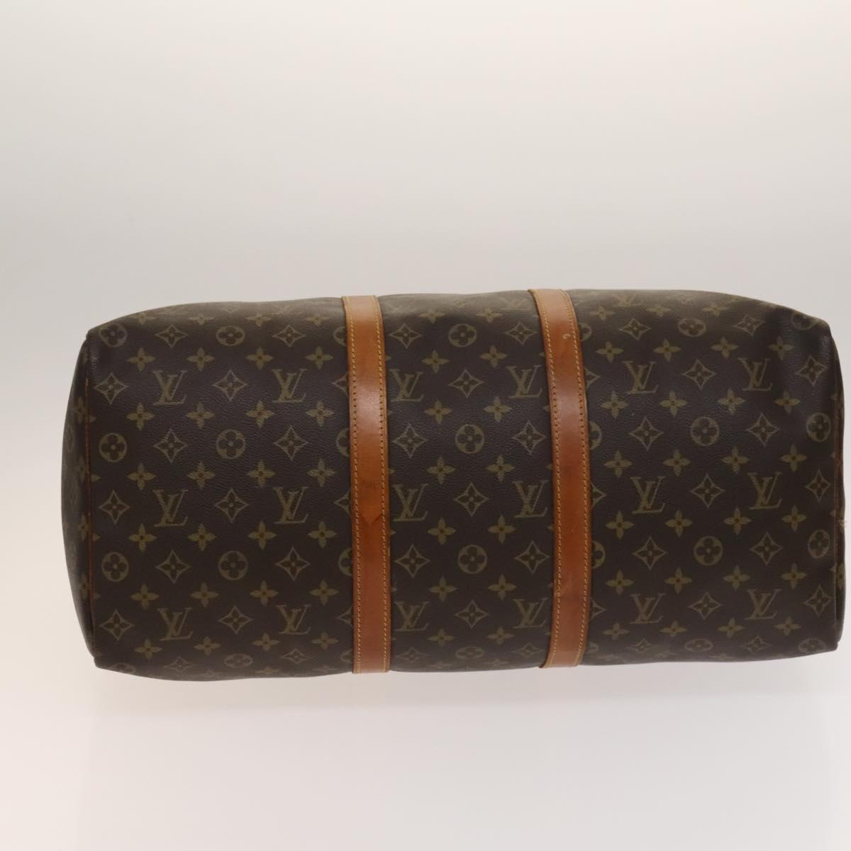 LOUIS VUITTON Monogram Keepall 50 Boston Bag M41426 LV Auth 138405
