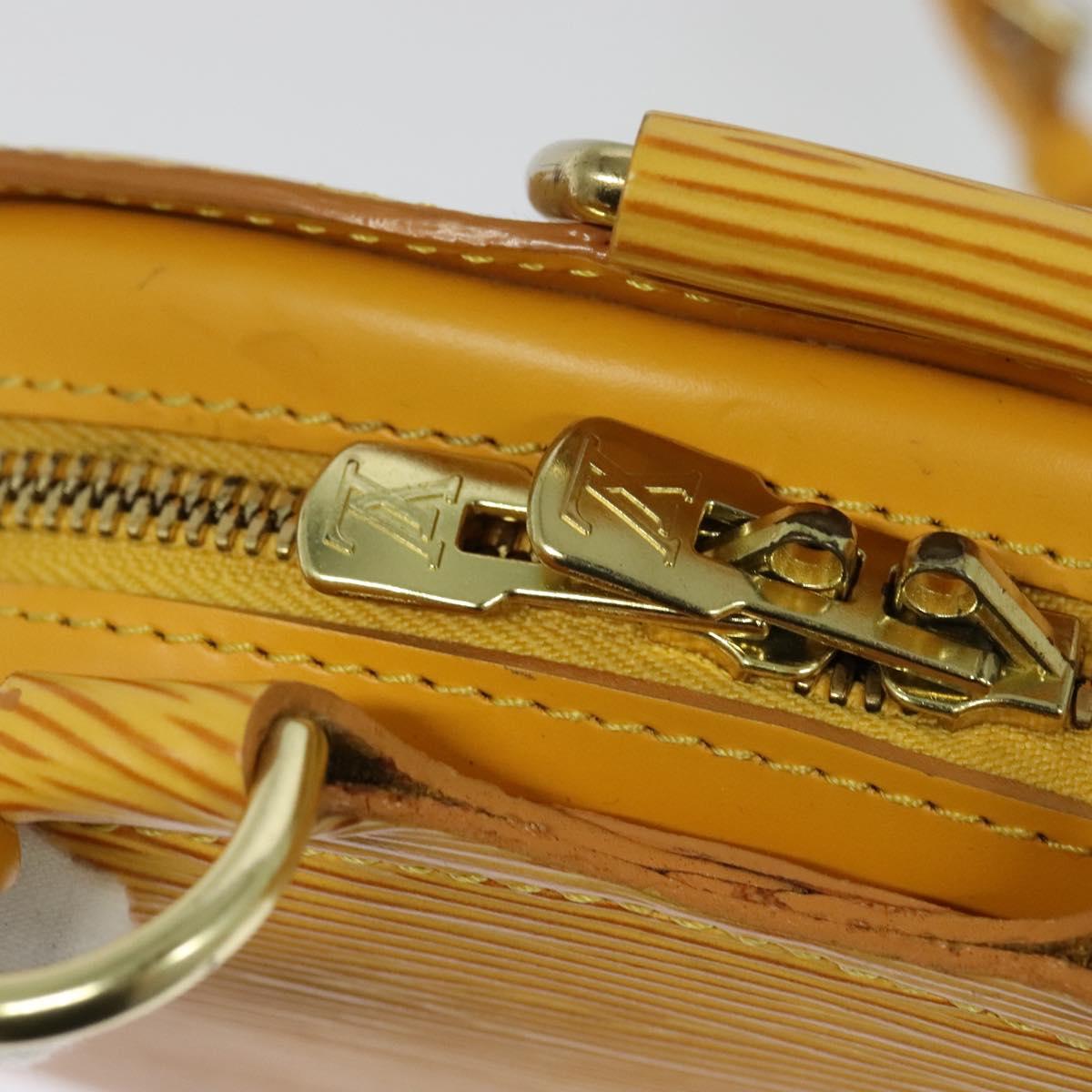 LOUIS VUITTON Epi Mabillon Backpack Yellow M52239 LV Auth 138422