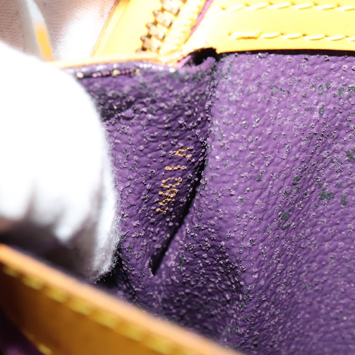 LOUIS VUITTON Epi Mabillon Backpack Yellow M52239 LV Auth 138422