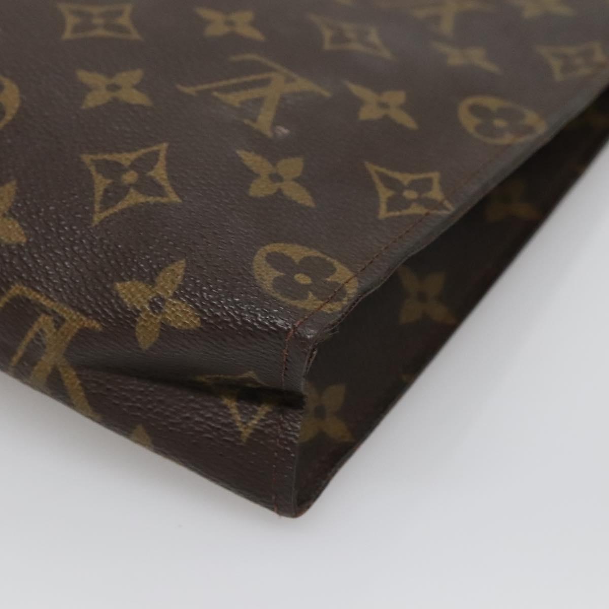 LOUIS VUITTON Monogram Poche Toilette 26 Pouch M47542 LV Auth 138426
