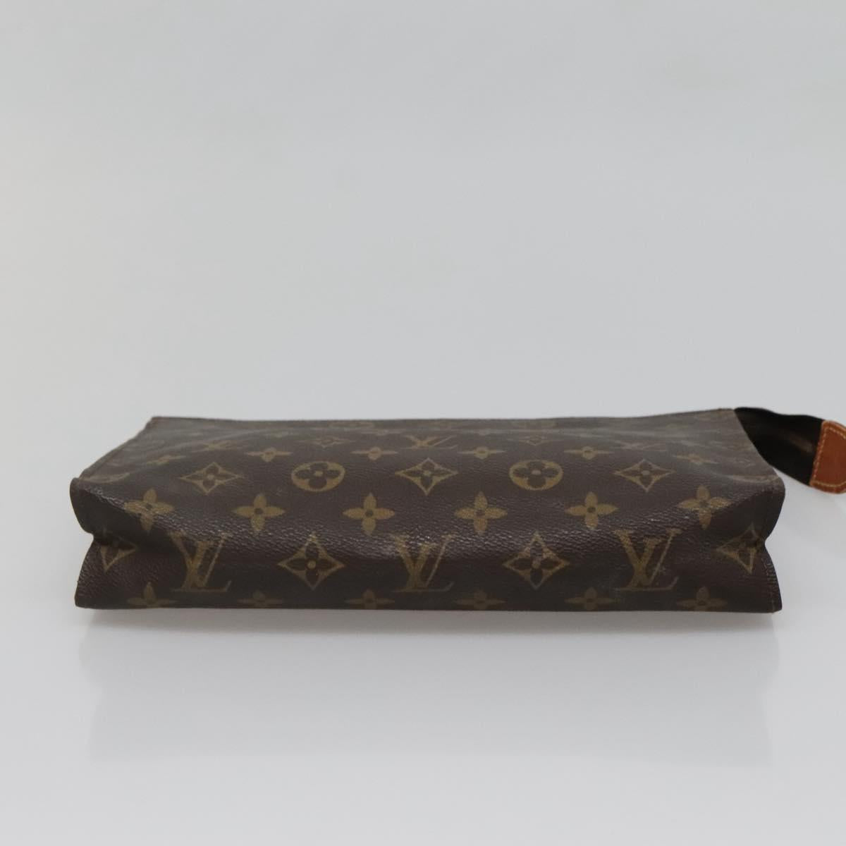 LOUIS VUITTON Monogram Poche Toilette 26 Pouch M47542 LV Auth 138426
