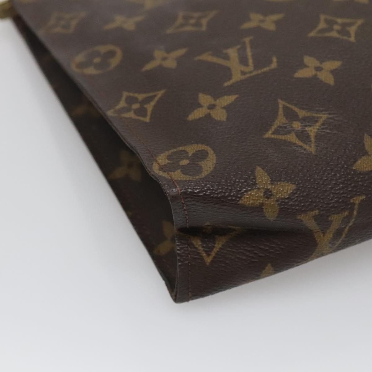 LOUIS VUITTON Monogram Poche Toilette 26 Pouch M47542 LV Auth 138426