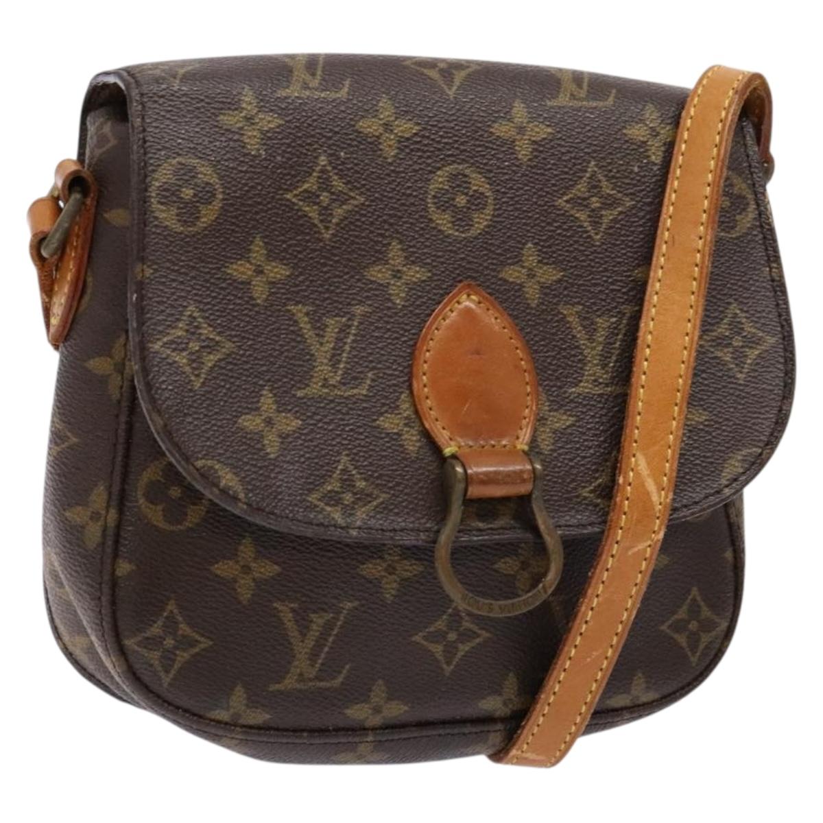 LOUIS VUITTON Monogram Saint Cloud MM Shoulder Bag M51243 LV Auth 138428