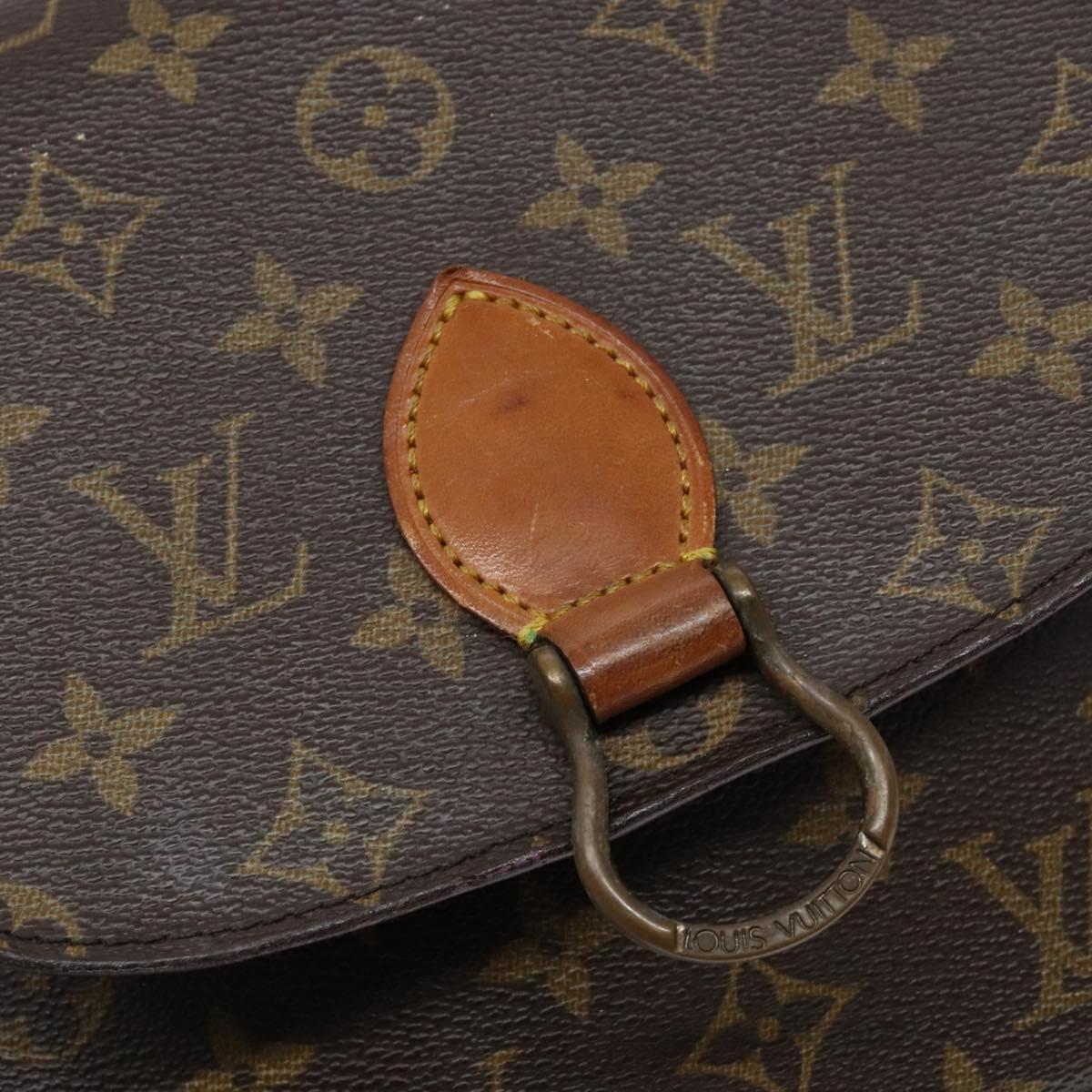 LOUIS VUITTON Monogram Saint Cloud MM Shoulder Bag M51243 LV Auth 138428