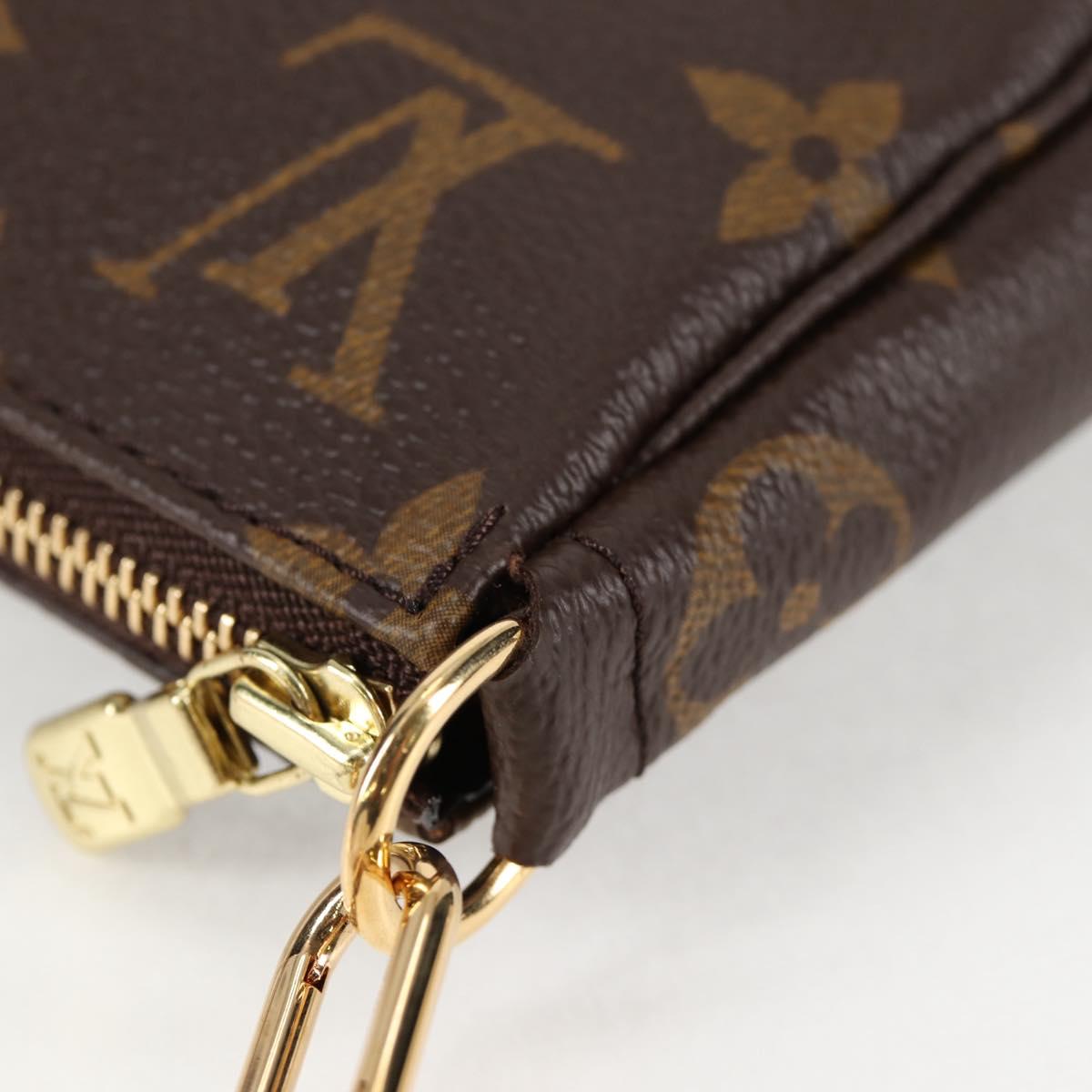 LOUIS VUITTON Monogram Pochette Accessoires Pouch M51980 LV Auth 138432V