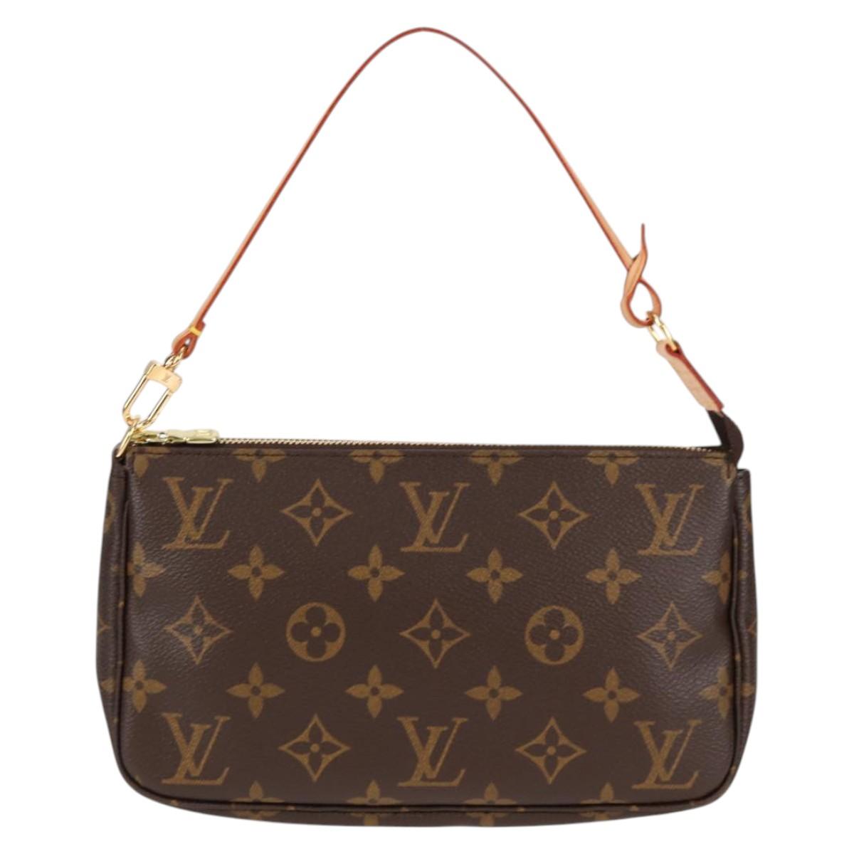 LOUIS VUITTON Monogram Pochette Accessoires Pouch M51980 LV Auth 138432V
