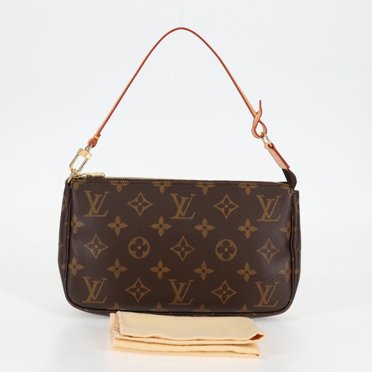 LOUIS VUITTON Monogram Pochette Accessoires Pouch M51980 LV Auth 138432V