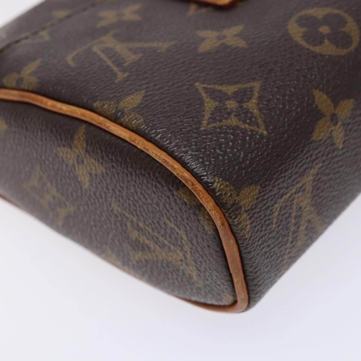 LOUIS VUITTON Monogram Sonatine Hand Bag M51902 LV Auth 138433